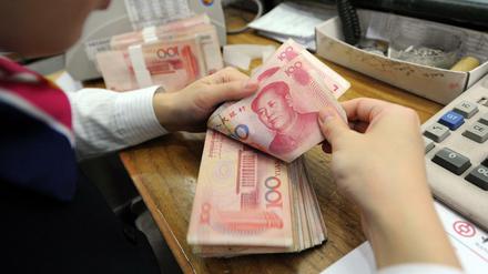 Chinesische Banknoten. (Symbolbild)