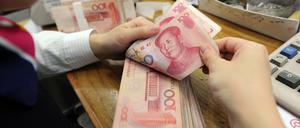 Chinesische Banknoten. (Symbolbild)