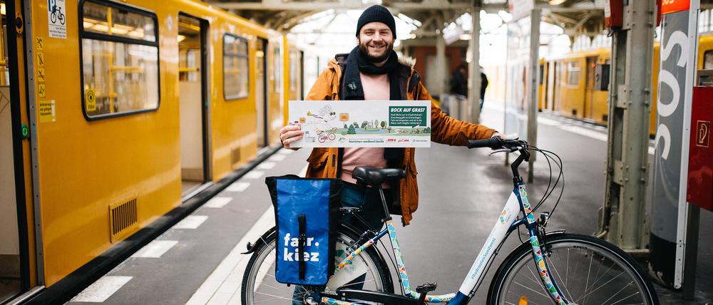 "Bock auf Gras?" - Das ist einer der Slogans, der in den U-Bahn-Waggons künftig zu sehen sein wird. Ziel ist, die Besucher in den Südwesten zu locken.