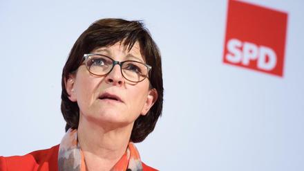 SPD-Chefin Saskia Esken fordert neue Regelungen.
