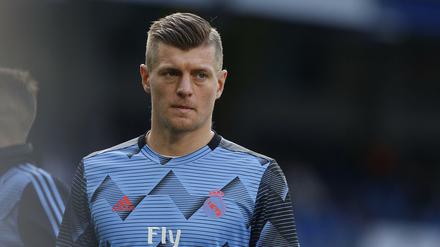 Finsterer Blick. Toni Kroos durfte am Mittwochabend überraschend nur zuschauen.