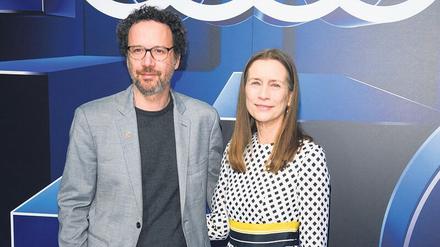 Beim Audi-Brunch. Die Berlinale-Chefs Rissenbeek (r.) und Chatrian.