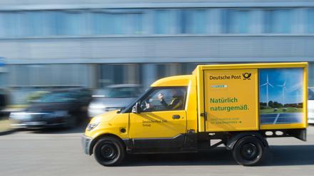 Nur noch Bestandsflotte: ein Streetscooter der Deutschen Post.
