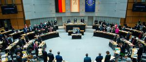 Das Berliner Abgeordnetenhaus. 