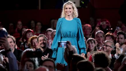 In der Menge statt auf der Bühne. Nina Hoss bei der Premiere von "Schwesterlein" im Berlinale Palast.
