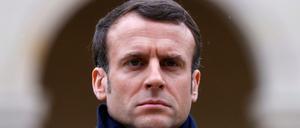 Frankreichs Staatschef Emmanuel Macron kämpft um seine Rentenreform.