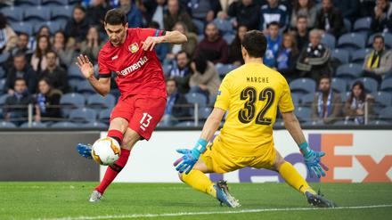 Brachte Bayer auf die Siegerstraße: Alario.