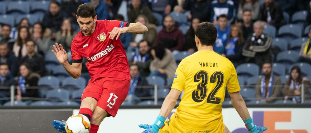 Brachte Bayer auf die Siegerstraße: Alario.