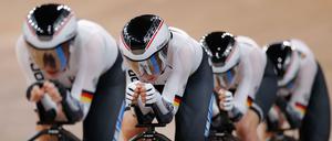 Ein Rädchen greift ins andere. Die deutschen Sprinterinnen holten Bronze in Berlin.