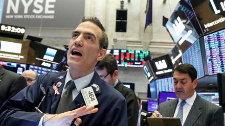 Im Panikmodus: Händler an der Wall Street.