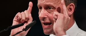 Friedrich Merz befürchtet wegen der Flüchtlinge einen "Kontrollverlust". 