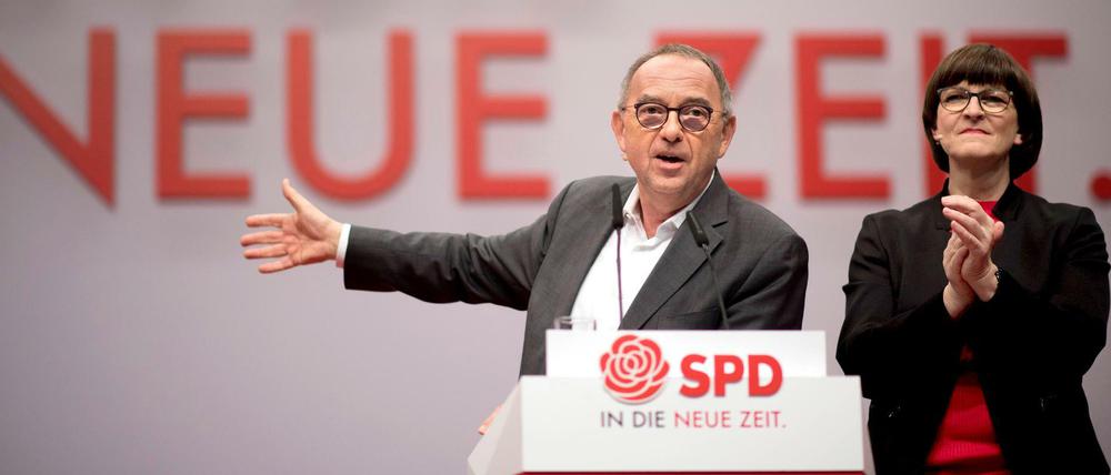 Die SPD-Chefs Saskia Esken und Norbert Walter-Borjans.