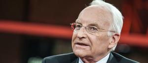 Der Ehrenvorsitzende und ehemalige bayerische Ministerpräsident Edmund Stoiber (CSU).