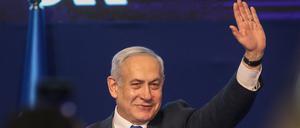 Wahlsieger: Benjamin Netanjahu, Ministerpräsident von Israel