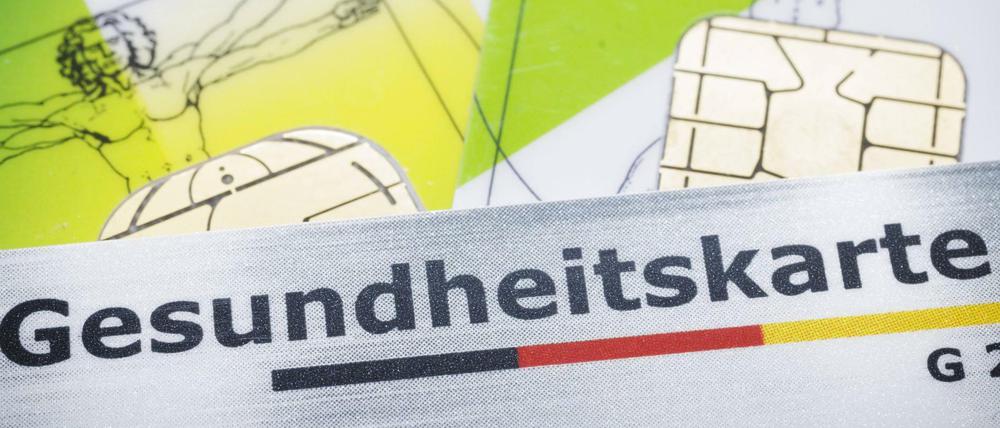 Gesundheitskarten verschiedener Krankenkassen