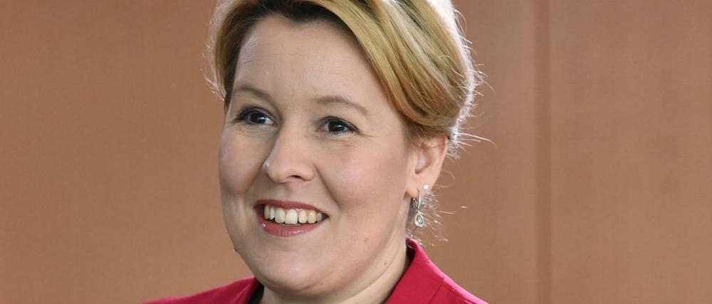 Bundesfamilienministerin Franziska Giffey (SPD).