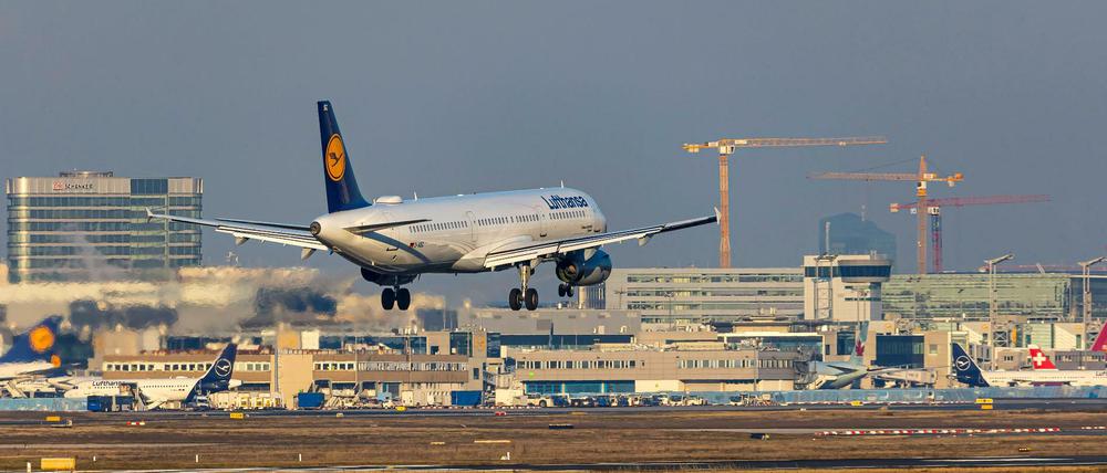Der Flughafen in Frankfurt.