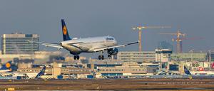 Der Flughafen in Frankfurt.
