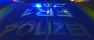 Polizei im Einsatz (Symbolbild).