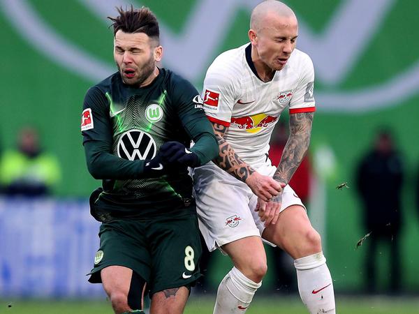 Diese Schmerzen: Zwischen Wolfsburg und Leipzig ging es zur Sache.
