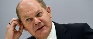 Finanzminister Olaf Scholz. 