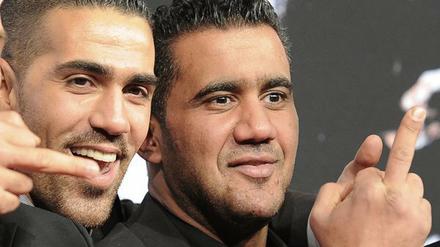 Andere Zeiten. Bei der Premiere von „Zeiten ändern Dich" (2010) waren Bushido (l.) und der Clan-Chef noch gemeinsam unterwegs.