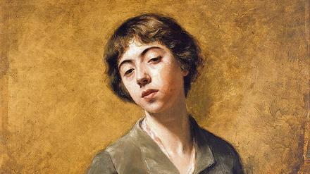 Selbstbildnis. Gemälde von Sabine Lepsius (1864 - 1942)