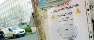 Bereits vor und erst recht seit dem Bekanntwerden des ersten Corona-Falls in Berlin sind Schutzutensilien rar.