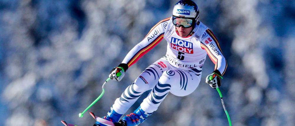 Gut geflogen. Thomas Dreßen beim Saisonabschluss in der Abfahrt in Kvitfjell.