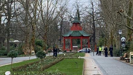 Polizeieinsatz im Zoo.