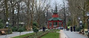 Polizeieinsatz im Zoo.