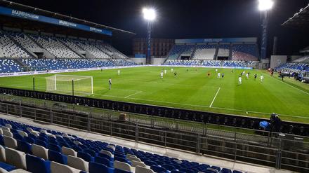 So sieht das in Italien aus. Serie A, Sassuolo Calcio gegen Brescia Calcio.
