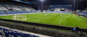 So sieht das in Italien aus. Serie A, Sassuolo Calcio gegen Brescia Calcio.