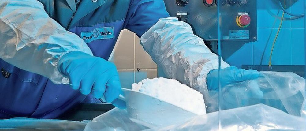 Ferak Berlin produziert ein Wirkstoff für Desinfektionsmittel.