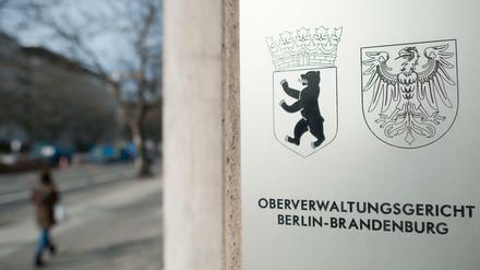 Das Oberverwaltungsgericht Berlin-Brandenburg in der Hardenbergstraße in Berlin.
