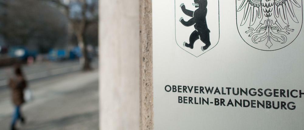 Das Oberverwaltungsgericht Berlin-Brandenburg in der Hardenbergstraße in Berlin.