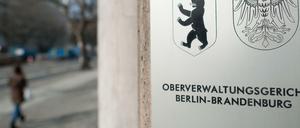 Das Oberverwaltungsgericht Berlin-Brandenburg in der Hardenbergstraße in Berlin.