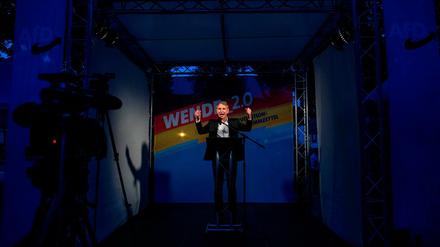 Björn Höcke, Kopf des rechtsextremen Flügels der AfD, der jetzt vom Bundesamt für Verfassungsschutz beobachtet wird.