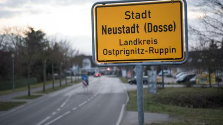 Leere Straßen in Neustadt/Dosse. Bis 17. März sind rund drei Viertel der 3645 Einwohner in Quarantäne.