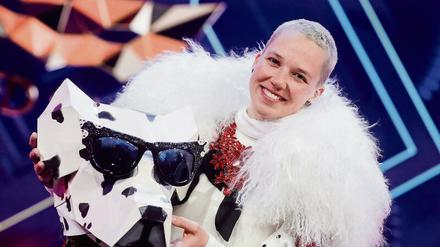 Schon raus. „Dalmatiner“ Stefanie Heinzmann wurde bei „The Masked Singer“ schnell enttarnt.