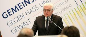 Bundespräsident Frank-Walter Steinmeier in Zwickau. 