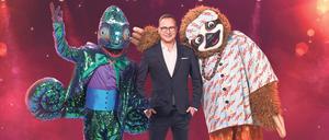 Wer steckt hinter den Kostümen? Moderator Matthias Opdenhövel präsentiert Prominente, als Chamäleon oder Faultier verkleidet. 