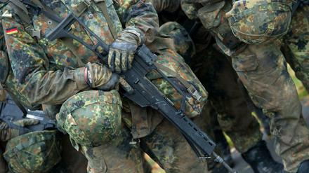 Soldaten in der Grundausbildung