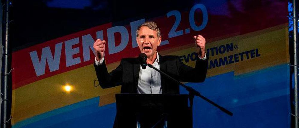 Björn Höcke im August 2019. Er ist prominenter Vertreter des "Flügels".