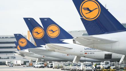 Maschinen, die überhaupt noch fliegen, sind nur halb voll.