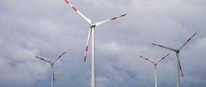 Windräder in Brandenburg.