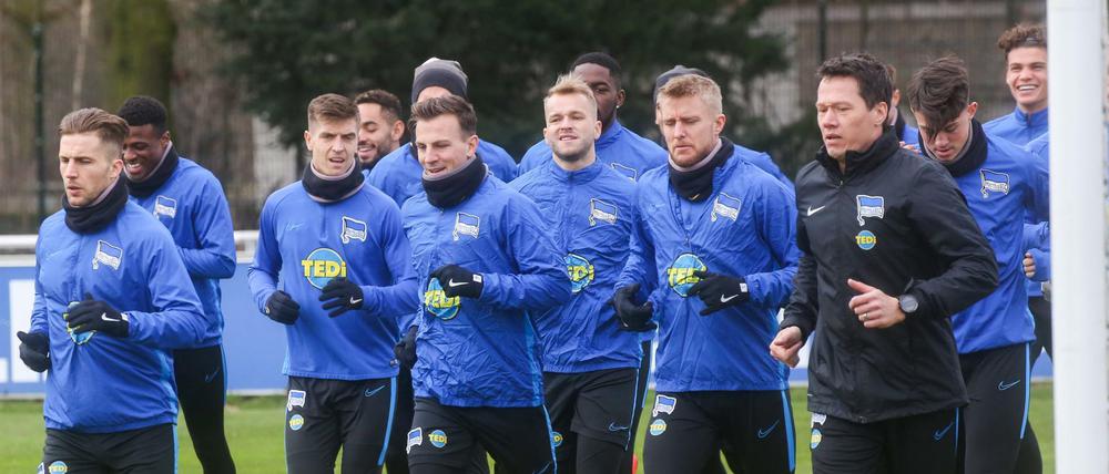 Das Training fand am Mittwoch ganz normal statt.