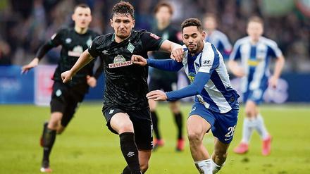 Pechvogel. Matheus Cunha (rechts) verletzte sich beim Jubeln. 