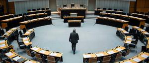 Im Abgeordnetenhaus sollen in den kommenden Wochen weniger Volksvertreter präsent sein.