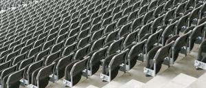 Blick in das leere Berliner Olympiastadion